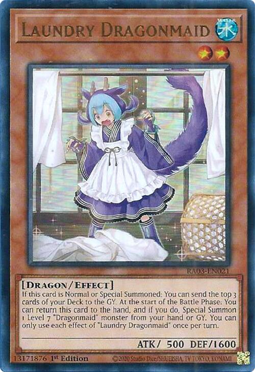 Laundry Dragonmaid (UR) [RA03-EN021] Ultra Rare Yu-Gi-Oh!