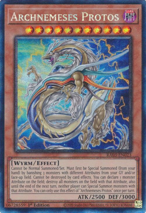 Archnemeses Protos (CR) [RA03-EN023] Prismatic Collector's Rare Yu-Gi-Oh!