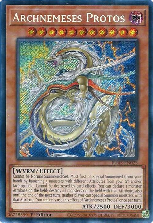 Archnemeses Protos (Secret Rare) [RA03-EN023] Secret Rare Yu-Gi-Oh!