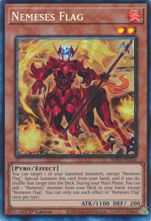 Nemeses Flag (CR) [RA03-EN024] Prismatic Collector's Rare Yu-Gi-Oh!