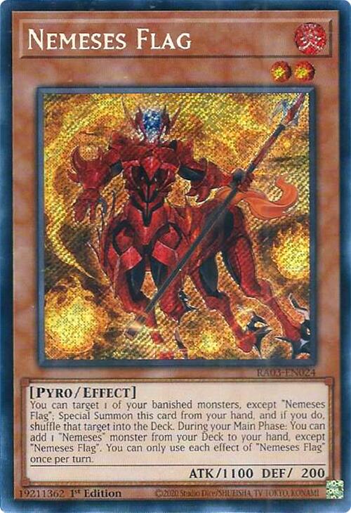 Nemeses Flag (Secret Rare) [RA03-EN024] Secret Rare Yu-Gi-Oh!