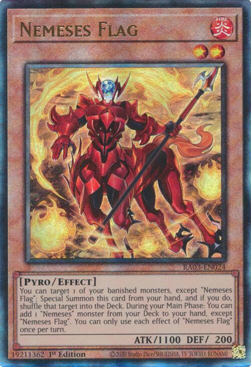 Nemeses Flag (UTR) [RA03-EN024] Prismatic Ultimate Rare Yu-Gi-Oh!