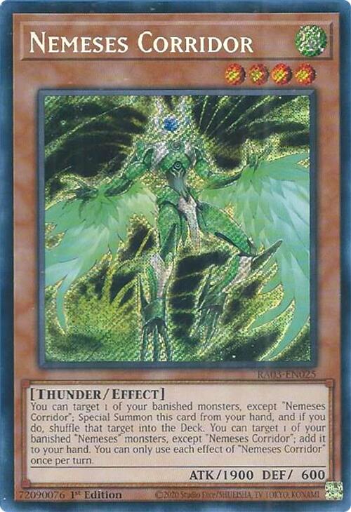 Nemeses Corridor (Secret Rare) [RA03-EN025] Secret Rare Yu-Gi-Oh!