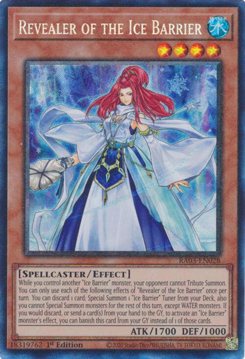 Revealer of the Ice Barrier (CR) [RA03-EN028] Prismatic Collector's Rare Yu-Gi-Oh!