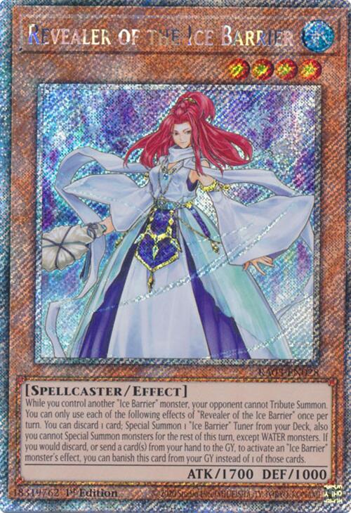 Revealer of the Ice Barrier (Platinum Secret Rare) [RA03-EN028] Platinum Secret Rare Yu-Gi-Oh!