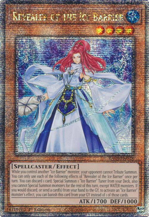 Revealer of the Ice Barrier (Quarter Century Secret Rare) [RA03-EN028] Quarter Century Secret Rare Yu-Gi-Oh!