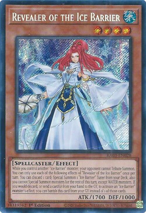 Revealer of the Ice Barrier (Secret Rare) [RA03-EN028] Secret Rare Yu-Gi-Oh!