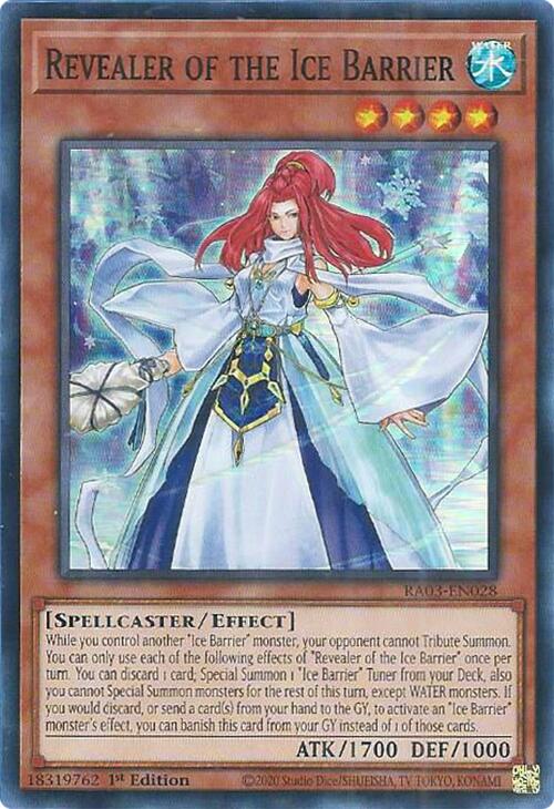 Revealer of the Ice Barrier [RA03-EN028] Super Rare Yu-Gi-Oh!