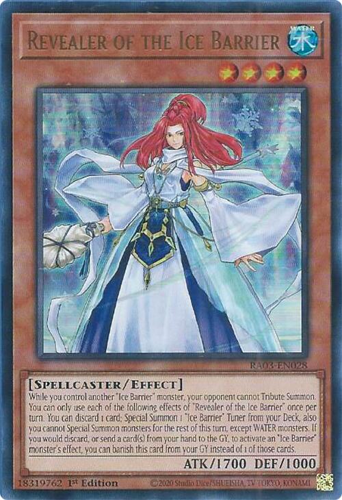 Revealer of the Ice Barrier (UR) [RA03-EN028] Ultra Rare Yu-Gi-Oh!