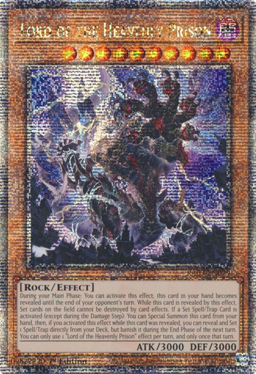 Lord of the Heavenly Prison (Quarter Century Secret Rare) [RA03-EN029] Quarter Century Secret Rare Yu-Gi-Oh!