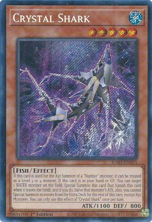Crystal Shark (Secret Rare) [RA03-EN031] Secret Rare Yu-Gi-Oh!