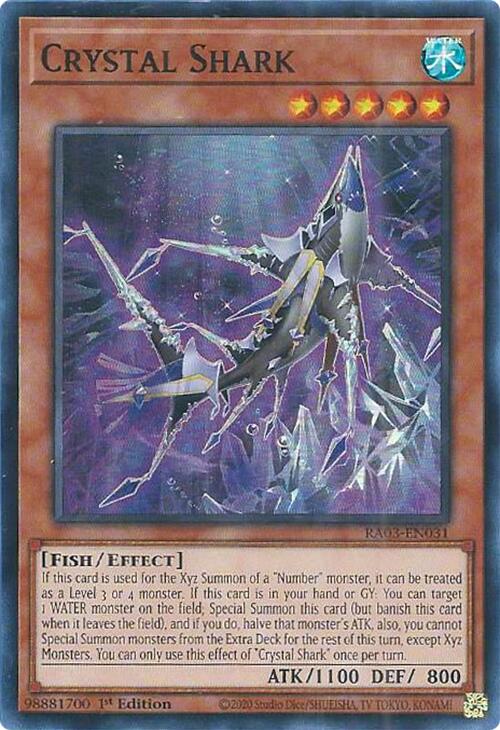 Crystal Shark [RA03-EN031] Super Rare Yu-Gi-Oh!