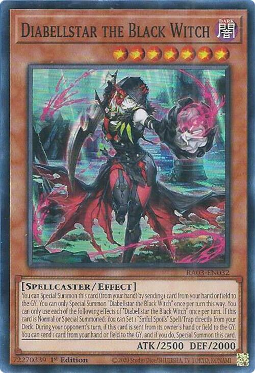 Diabellstar the Black Witch [RA03-EN032] Super Rare Yu-Gi-Oh!