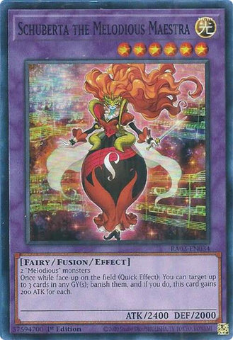 Schuberta the Melodious Maestra [RA03-EN034] Super Rare Yu-Gi-Oh!