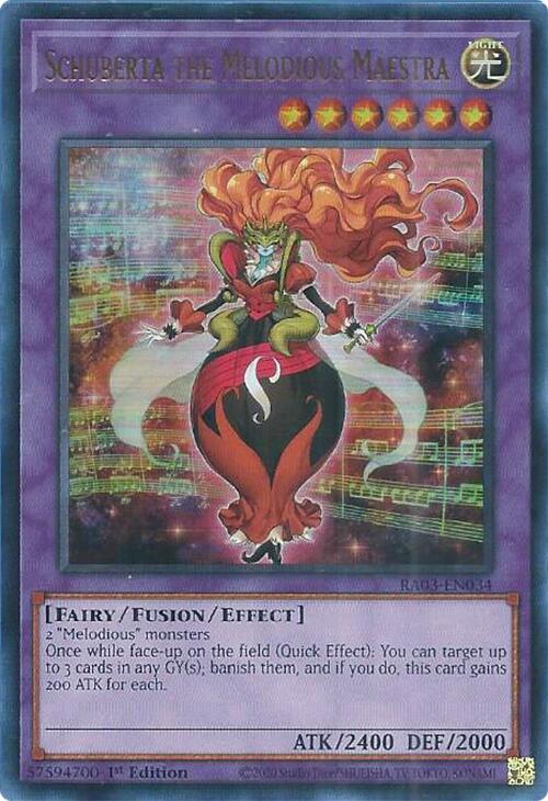 Schuberta the Melodious Maestra (UR) [RA03-EN034] Ultra Rare Yu-Gi-Oh!