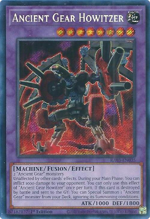 Ancient Gear Howitzer (Secret Rare) [RA03-EN035] Secret Rare Yu-Gi-Oh!