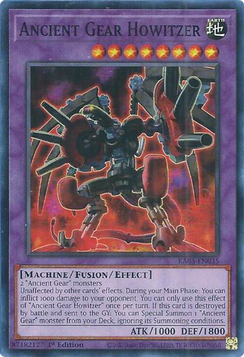 Ancient Gear Howitzer [RA03-EN035] Super Rare Yu-Gi-Oh!