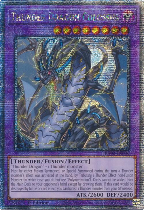 Thunder Dragon Colossus (Quarter Century Secret Rare) [RA03-EN036] Quarter Century Secret Rare Yu-Gi-Oh!