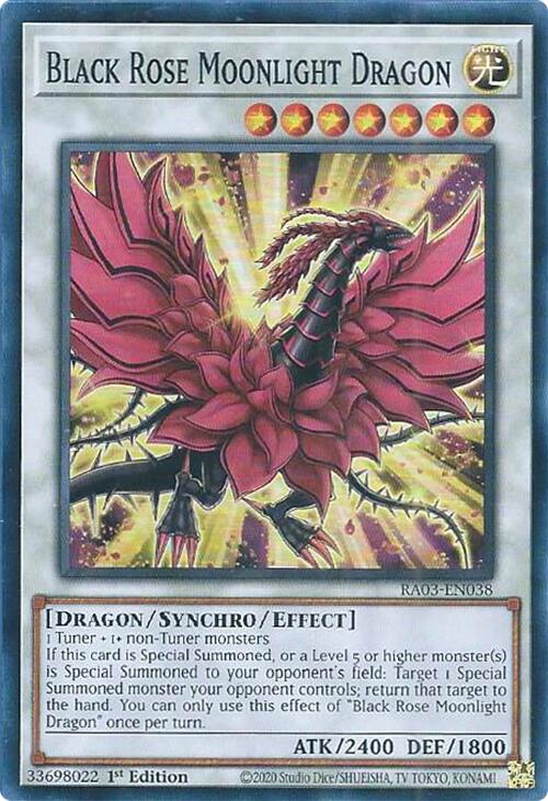 Black Rose Moonlight Dragon [RA03-EN038] Super Rare Yu-Gi-Oh!
