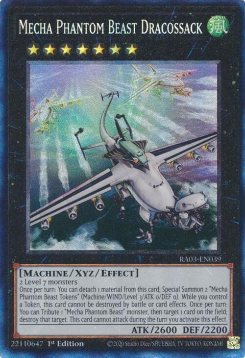 Mecha Phantom Beast Dracossack (CR) [RA03-EN039] Prismatic Collector's Rare Yu-Gi-Oh!