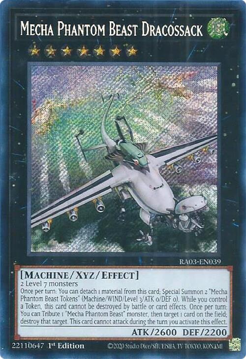 Mecha Phantom Beast Dracossack (Secret Rare) [RA03-EN039] Secret Rare Yu-Gi-Oh!