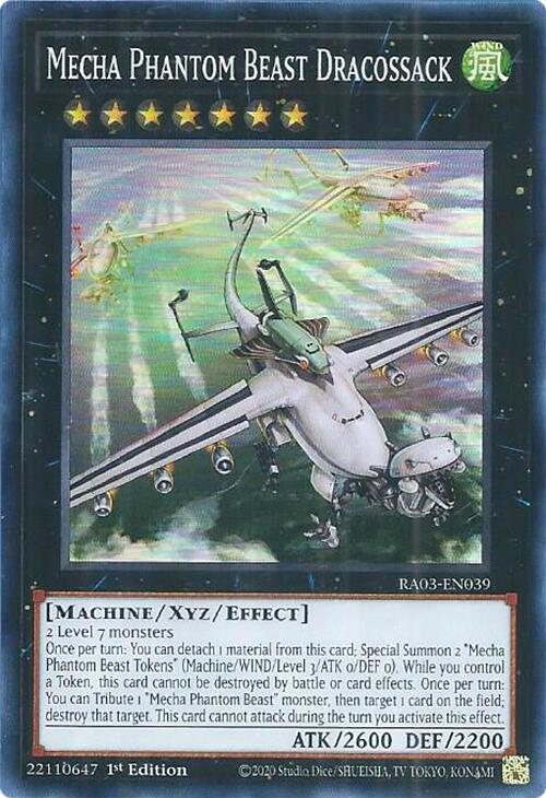 Mecha Phantom Beast Dracossack [RA03-EN039] Super Rare Yu-Gi-Oh!