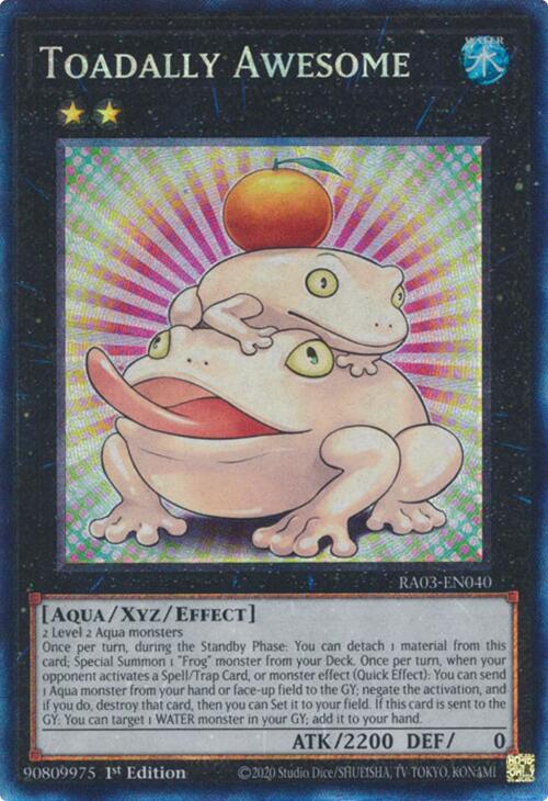 Toadally Awesome (CR) [RA03-EN040] Prismatic Collector's Rare Yu-Gi-Oh!