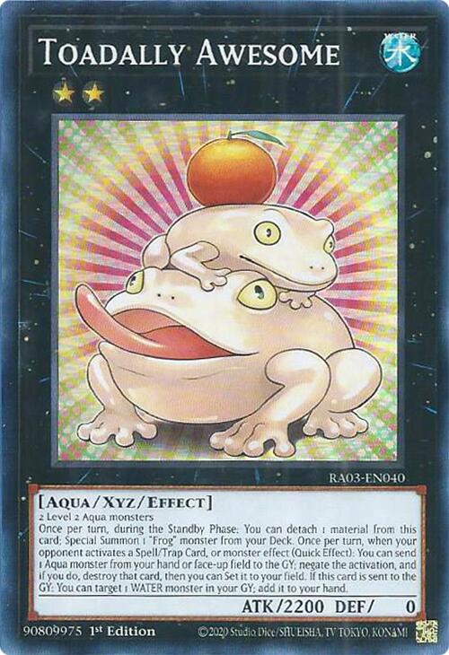 Toadally Awesome [RA03-EN040] Super Rare Yu-Gi-Oh!