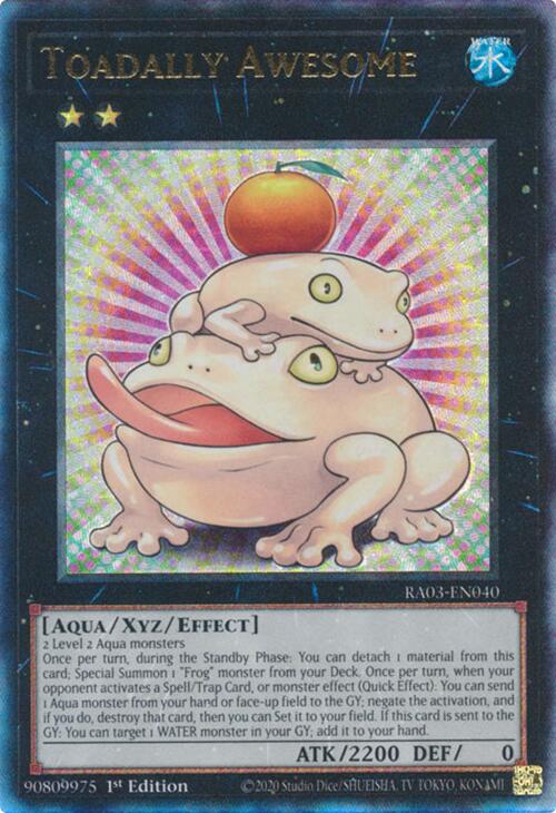 Toadally Awesome (UTR) [RA03-EN040] Prismatic Ultimate Rare Yu-Gi-Oh!