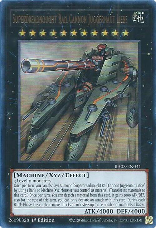Superdreadnought Rail Cannon Juggernaut Liebe (UR) [RA03-EN041] Ultra Rare Yu-Gi-Oh!