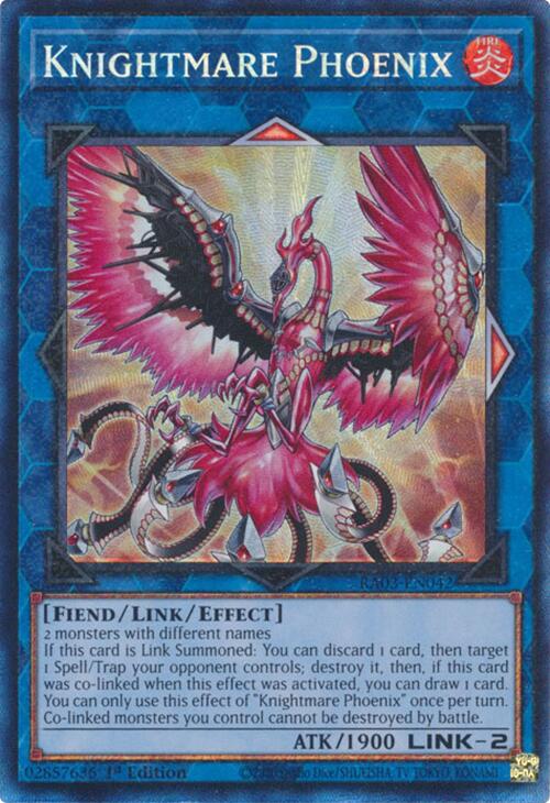Knightmare Phoenix (CR) [RA03-EN042] Prismatic Collector's Rare Yu-Gi-Oh!