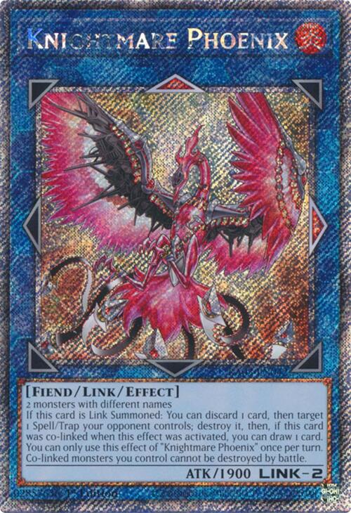 Knightmare Phoenix (Platinum Secret Rare) [RA03-EN042] Platinum Secret Rare Yu-Gi-Oh!