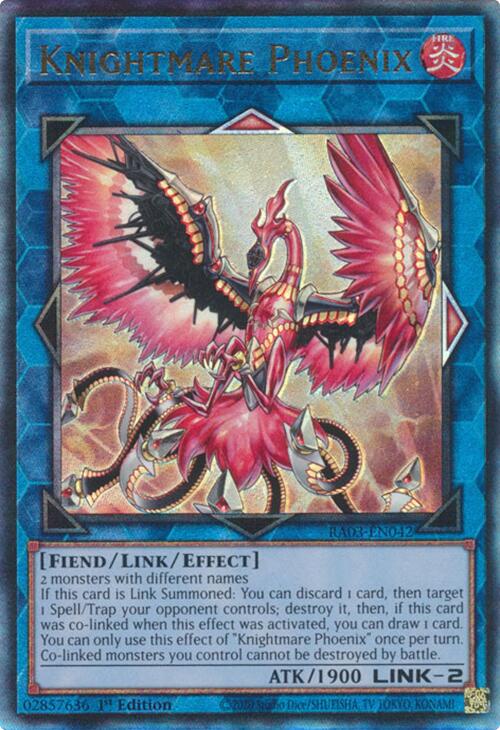 Knightmare Phoenix (UTR) [RA03-EN042] Prismatic Ultimate Rare Yu-Gi-Oh!