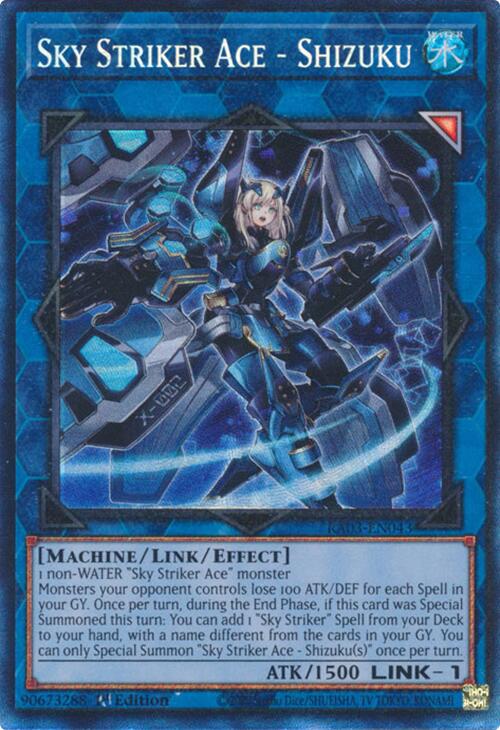 Sky Striker Ace - Shizuku (CR) [RA03-EN043] Prismatic Collector's Rare Yu-Gi-Oh!