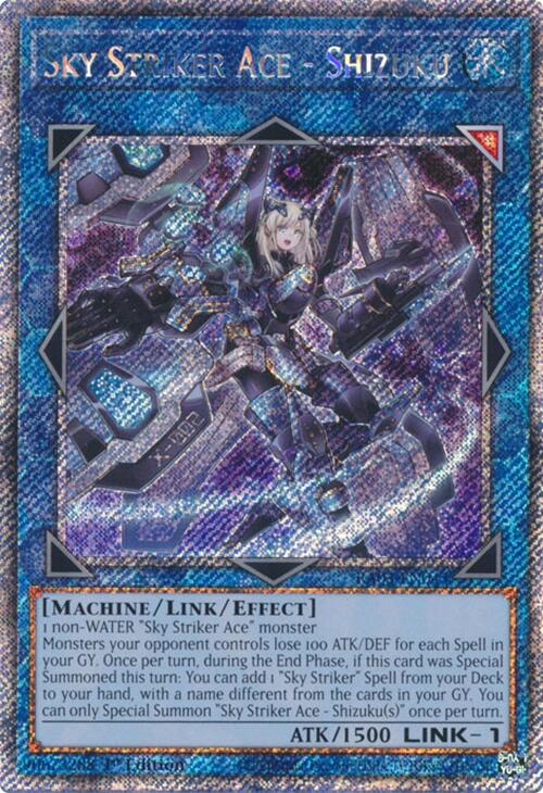 Sky Striker Ace - Shizuku (Platinum Secret Rare) [RA03-EN043] Platinum Secret Rare Yu-Gi-Oh!