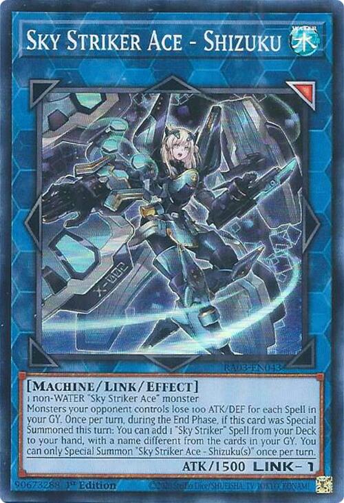 Sky Striker Ace - Shizuku [RA03-EN043] Super Rare Yu-Gi-Oh!