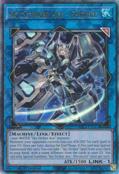 Sky Striker Ace - Shizuku (UTR) [RA03-EN043] Prismatic Ultimate Rare Yu-Gi-Oh!