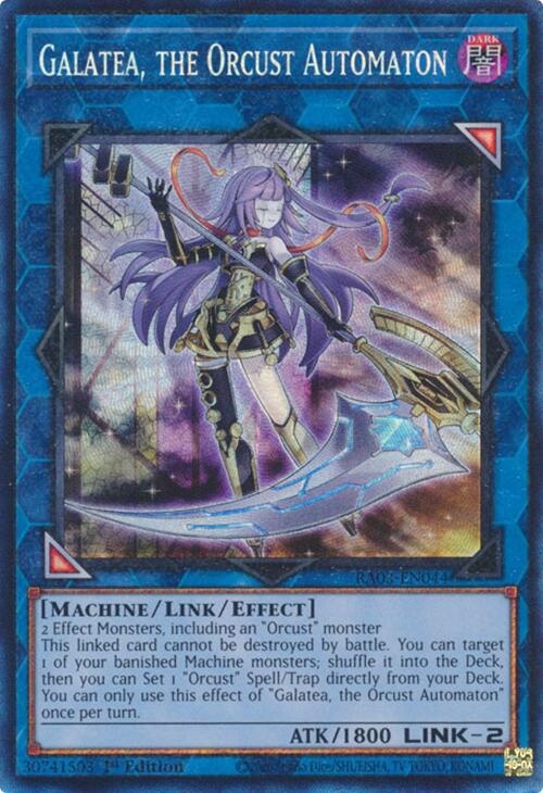 Galatea, the Orcust Automaton (CR) [RA03-EN044] Prismatic Collector's Rare Yu-Gi-Oh!