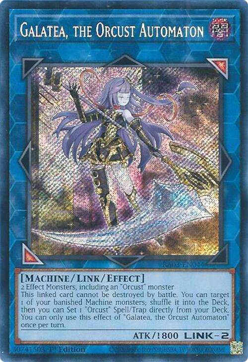 Galatea, the Orcust Automaton (Secret Rare) [RA03-EN044] Secret Rare Yu-Gi-Oh!