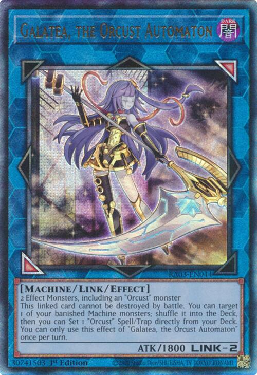 Galatea, the Orcust Automaton (UTR) [RA03-EN044] Prismatic Ultimate Rare Yu-Gi-Oh!