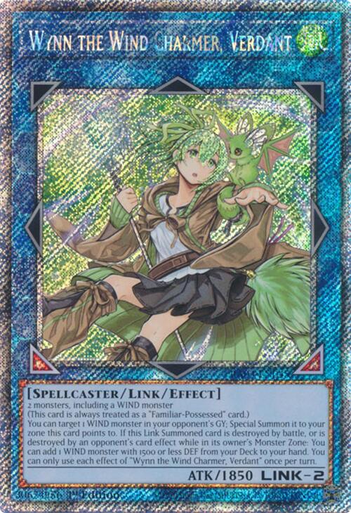 Wynn the Wind Charmer, Verdant (Platinum Secret Rare) [RA03-EN045] Platinum Secret Rare Yu-Gi-Oh!