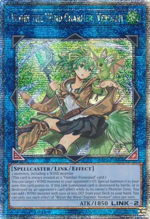 Wynn the Wind Charmer, Verdant (Quarter Century Secret Rare) [RA03-EN045] Quarter Century Secret Rare Yu-Gi-Oh!