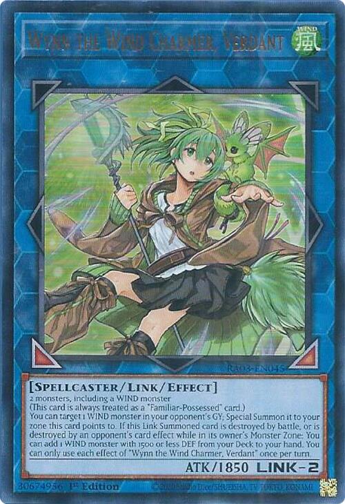 Wynn the Wind Charmer, Verdant (UR) [RA03-EN045] Ultra Rare Yu-Gi-Oh!