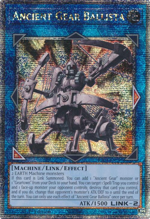 Ancient Gear Ballista (Quarter Century Secret Rare) [RA03-EN046] Quarter Century Secret Rare Yu-Gi-Oh!