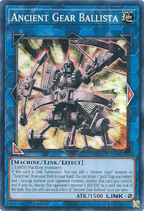 Ancient Gear Ballista [RA03-EN046] Super Rare Yu-Gi-Oh!