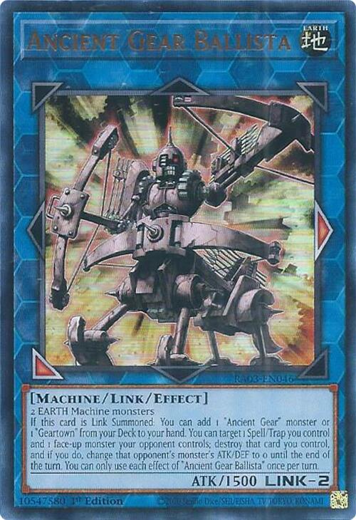 Ancient Gear Ballista (UR) [RA03-EN046] Ultra Rare Yu-Gi-Oh!