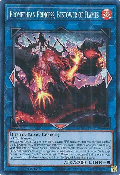 Promethean Princess, Bestower of Flames [RA03-EN050] Super Rare Yu-Gi-Oh!