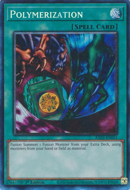 Polymerization (Alternate Art) (CR) [RA03-EN051] Prismatic Collector's Rare Yu-Gi-Oh!