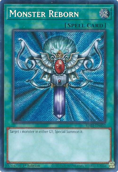 Monster Reborn (Secret Rare) [RA03-EN052] Secret Rare Yu-Gi-Oh!
