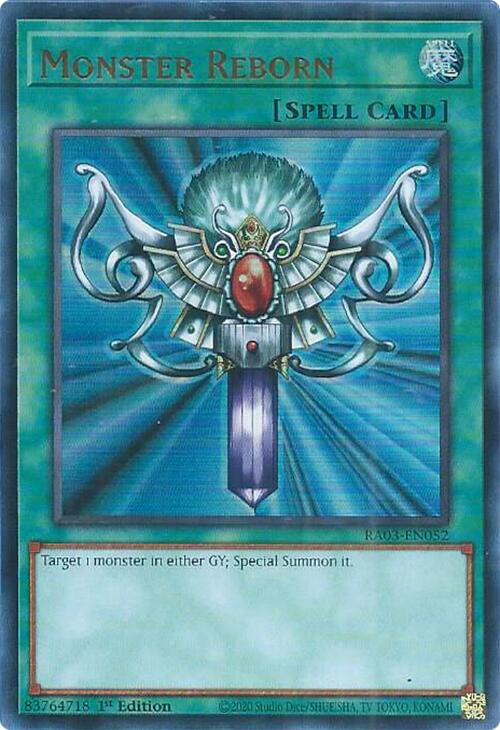 Monster Reborn (UR) [RA03-EN052] Ultra Rare Yu-Gi-Oh!